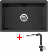 Sinks FARMHOUSE 838 NANO Nanoblack+...